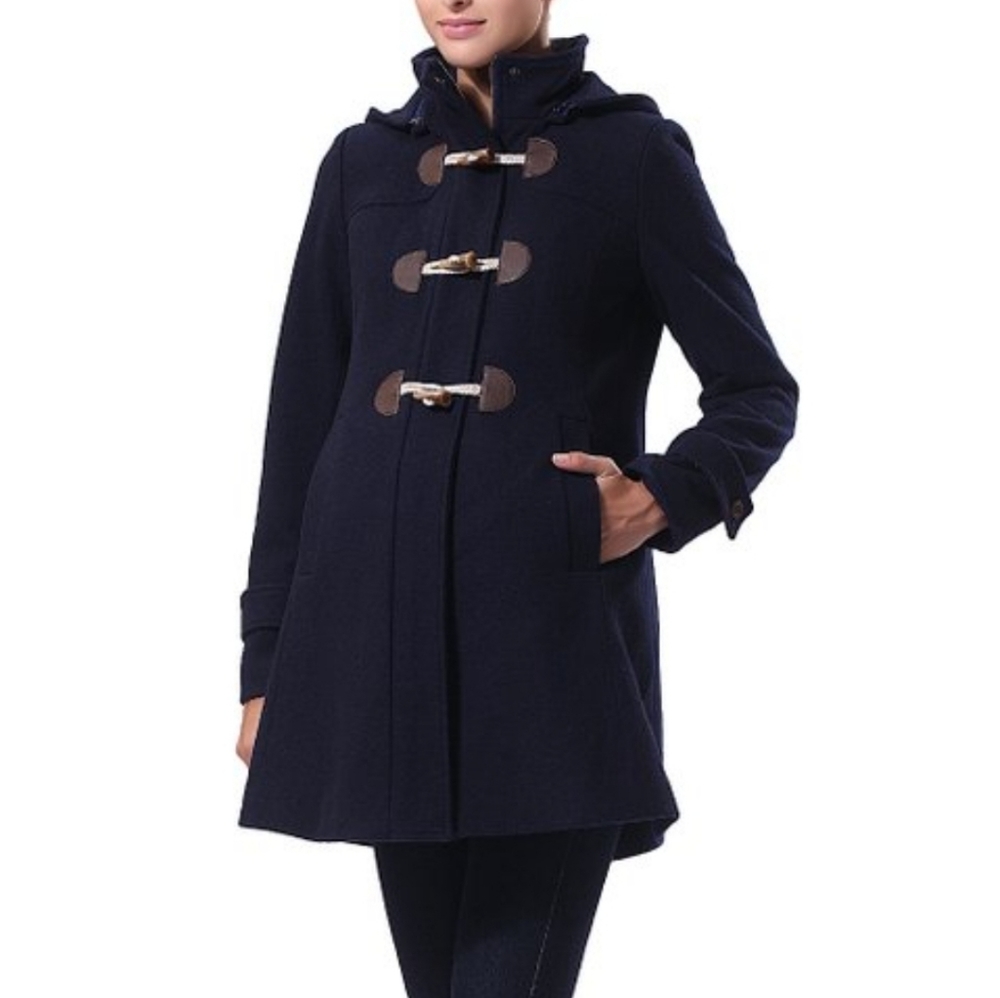 🎉♥️Host Pick! ♥️🎉 Momo Maisy Navy Wool Coat maternity size small